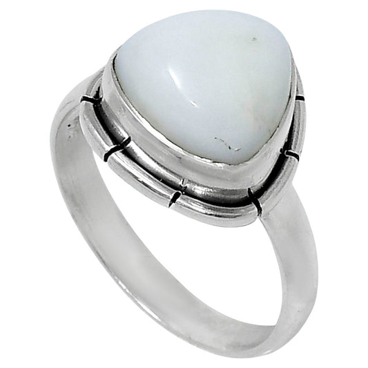 Natural White Opal Ring size-7 R-1011 50-ER14767