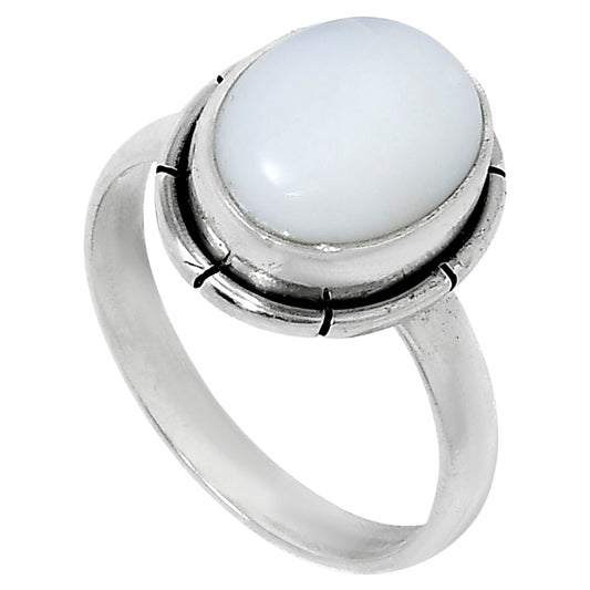 Natural White Opal Ring size-7 R-1011 50-ER14769