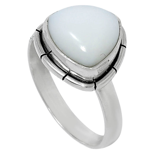 Natural White Opal Ring size-7 R-1011 50-ER14771