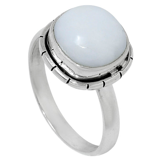 Natural White Opal Ring size-9 R-1011 50-ER14781