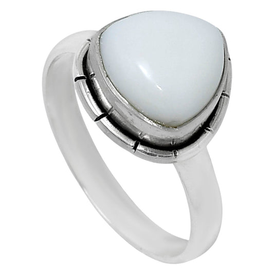 Natural White Opal Ring size-9 R-1011 50-ER14785