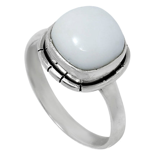 Natural White Opal Ring size-9 R-1011 50-ER14787