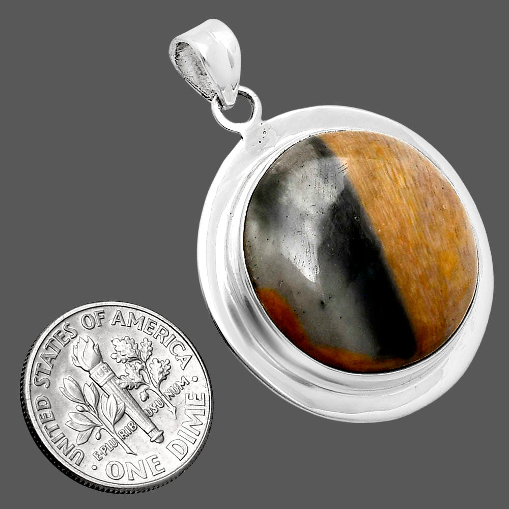 Premium Quality Polygram Jasper Pendant P-1076 56-EP10516