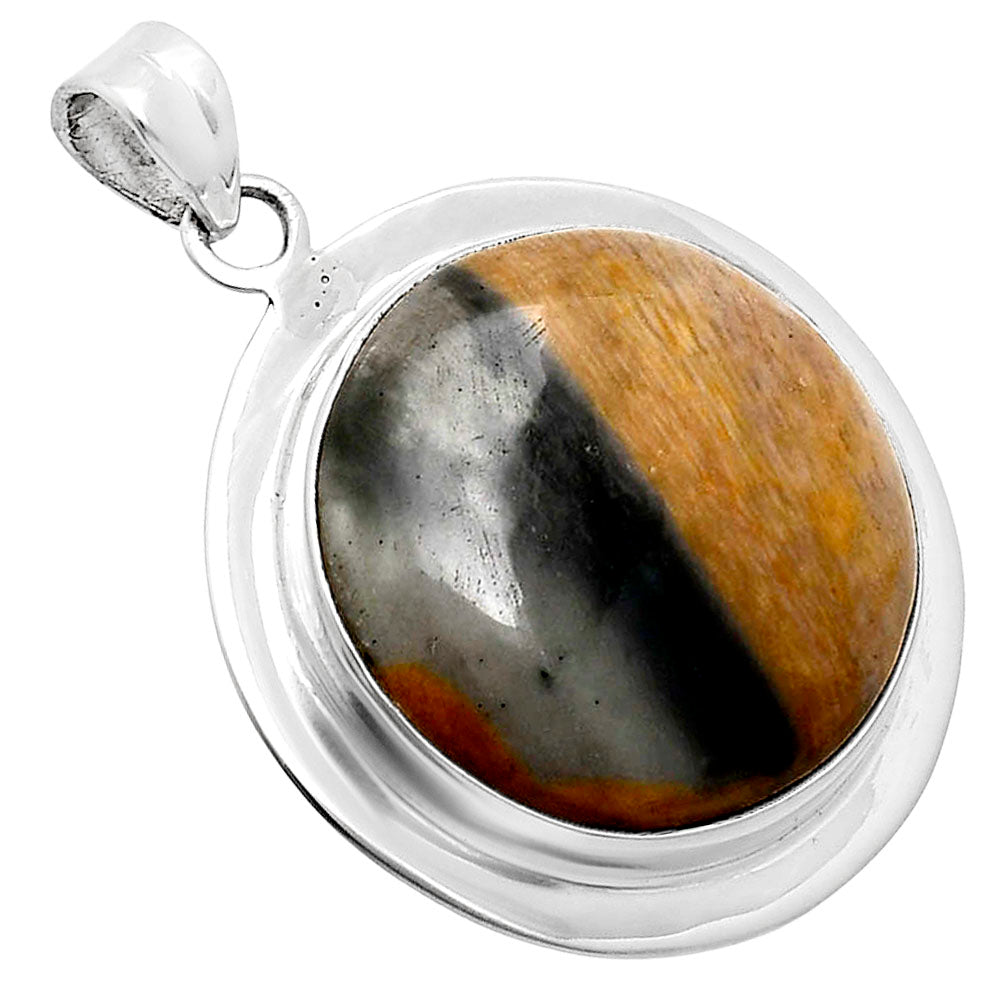Premium Quality Polygram Jasper Pendant P-1076 56-EP10516