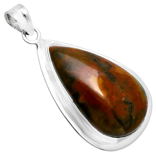 Premium Quality Polygram Jasper Pendant P-1076 56-EP10523