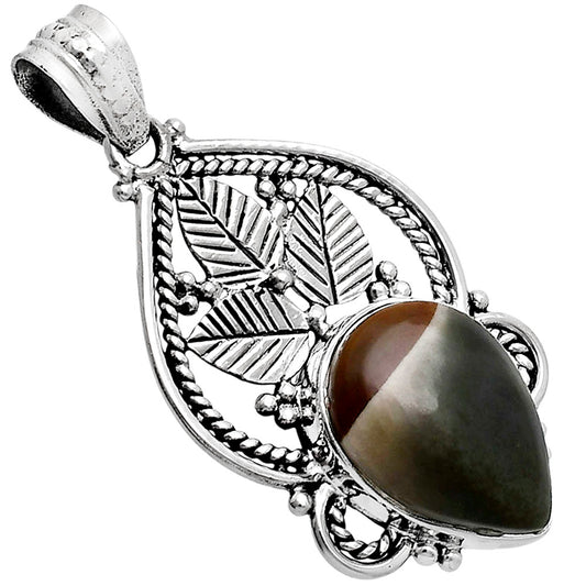 Premium Quality Polygram Jasper Pendant P-1258 56-EP10533
