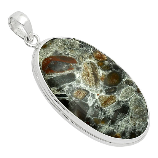 Premium Quality Natural Tabu Jasper Pendant P-1124 56-EP10535