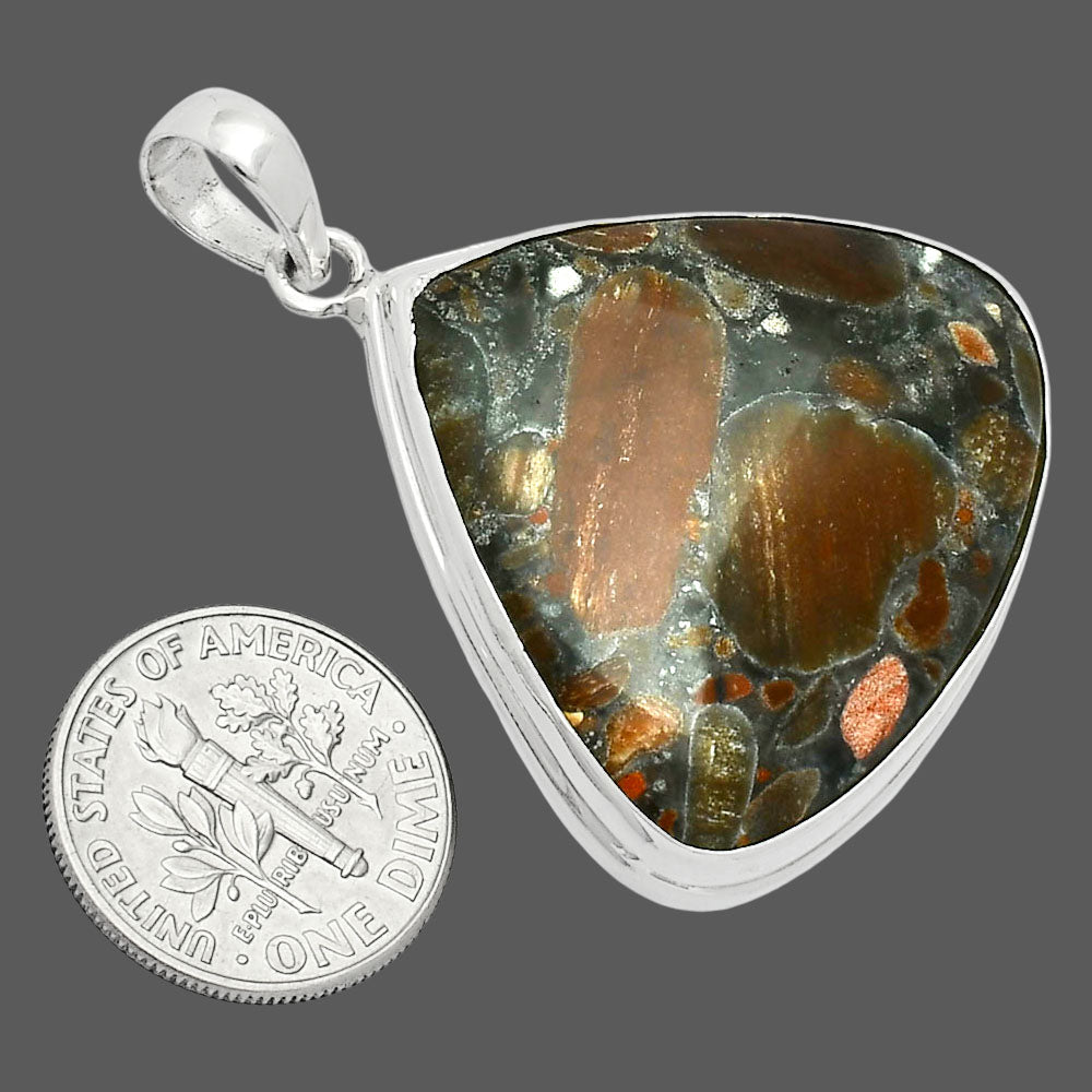 Premium Quality Natural Tabu Jasper Pendant P-1124 56-EP10544