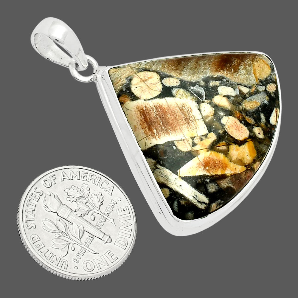 Premium Quality Natural Tabu Jasper Pendant P-1124 56-EP10545