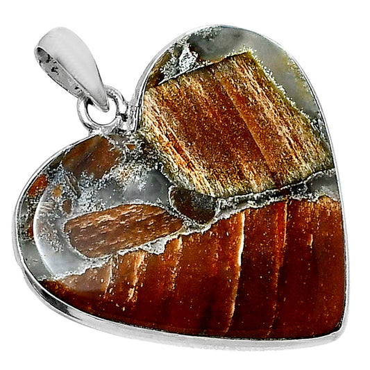 Heart Premium Quality Tabu Jasper Pendant P-1043 56-EP10599