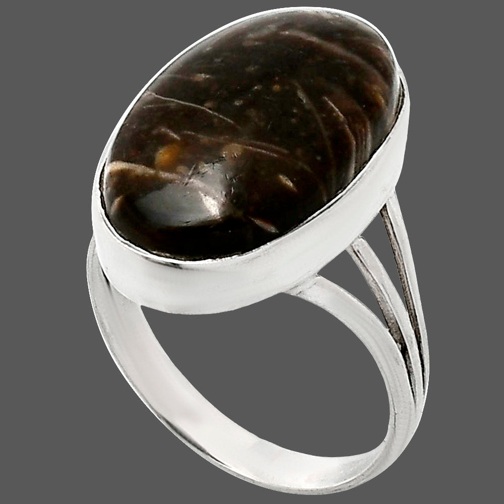 Premium Quality Bat Cave Jasper Ring size-10 R-1003 56-ER14593