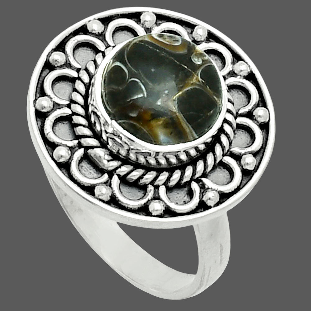 Premium Quality Natural Turtella Jasper - USA Ring size-8 R-1256 56-ER14594