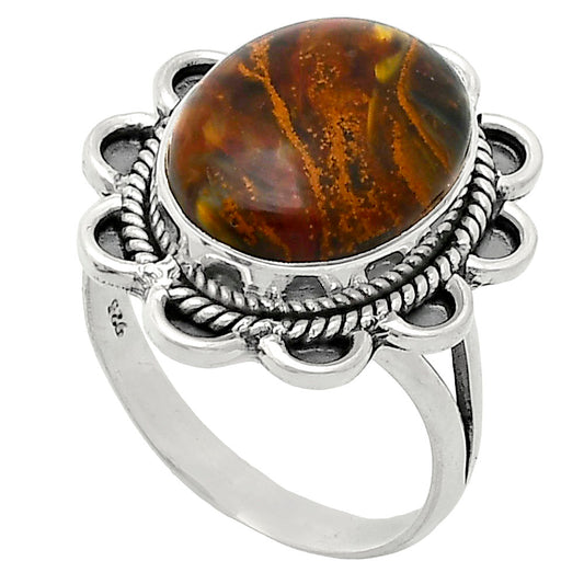Premium Quality Rare Cady Mountain Agate Ring size-9.5 R-1221 57-ER14596
