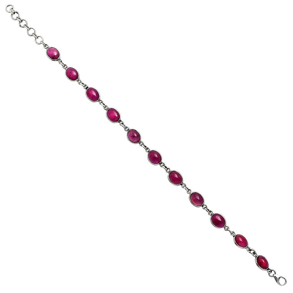Premium Quality Lab Created Ruby Bracelet B-1001 58-EB10583