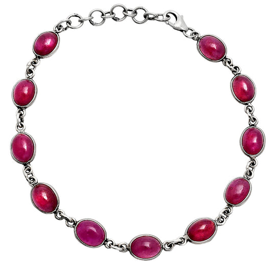 Premium Quality Lab Created Ruby Bracelet B-1001 58-EB10584