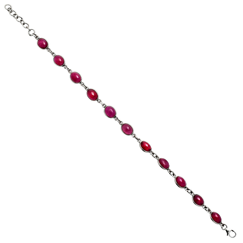 Premium Quality Lab Created Ruby Bracelet B-1001 58-EB10584