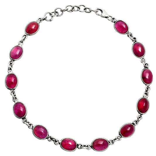 Premium Quality Lab Created Ruby Bracelet B-1001 58-EB10585