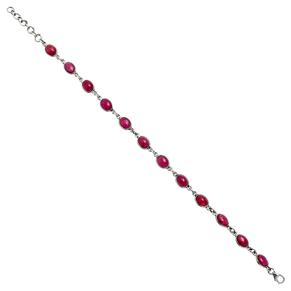 Premium Quality Lab Created Ruby Bracelet B-1001 58-EB10585