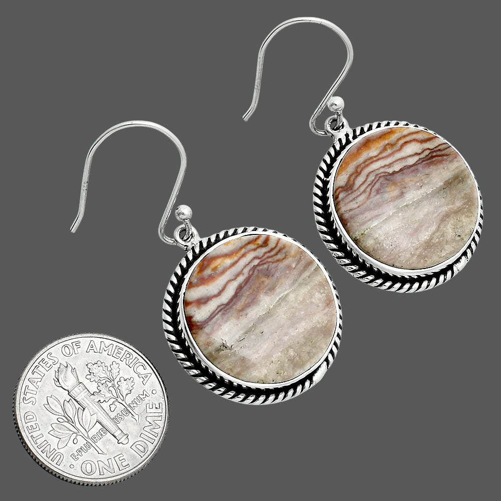 Natural Wave Dolomite Earrings E-1055 58-EE10452