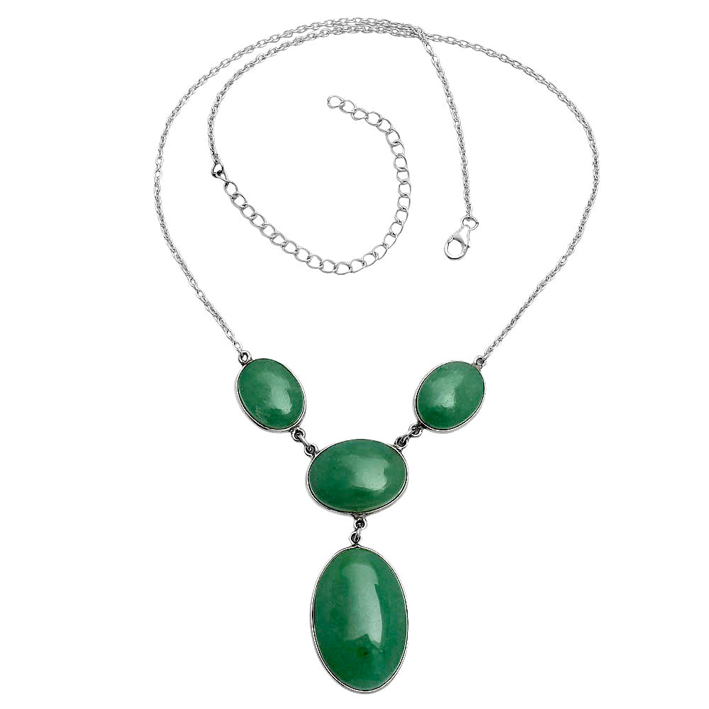 Premium Quality Green Aventurine Necklace N-1013 58-EN10175