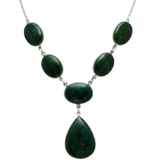Premium Quality Blood Stone - India Necklace N-1013 58-EN10178