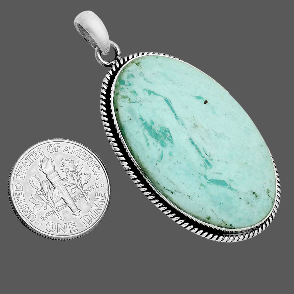 Premium Quality Dendritic Chrysoprase - Africa Pendant P-1056 58-EP10762