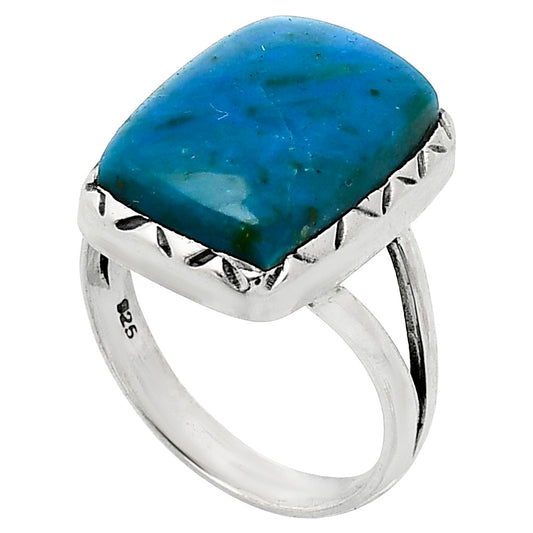 Premium Quality Azurite Chrysocolla Ring size-8 R-1074 58-ER14602