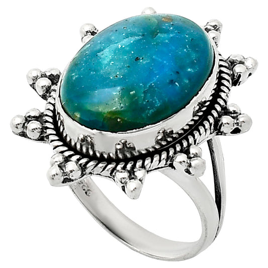 Premium Quality Peruvian Opalina Ring size-7 R-1234 58-ER14612
