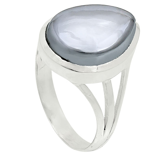 Premium Quality Natural Gunmetal Ring size-8 R-1006 58-ER14678