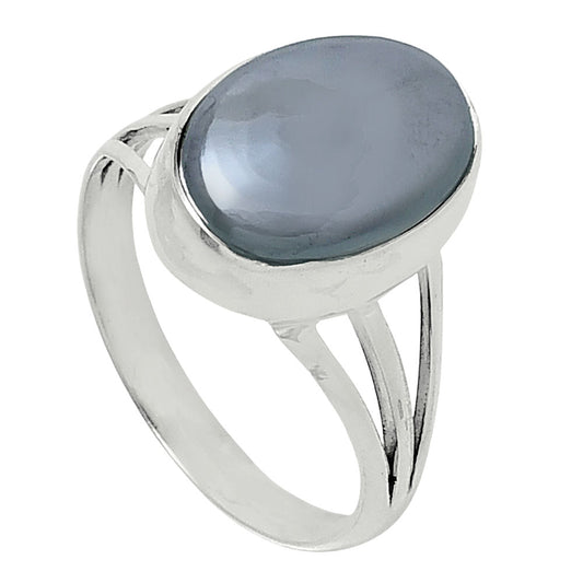 Premium Quality Natural Gunmetal Ring size-7 R-1003 58-ER14685
