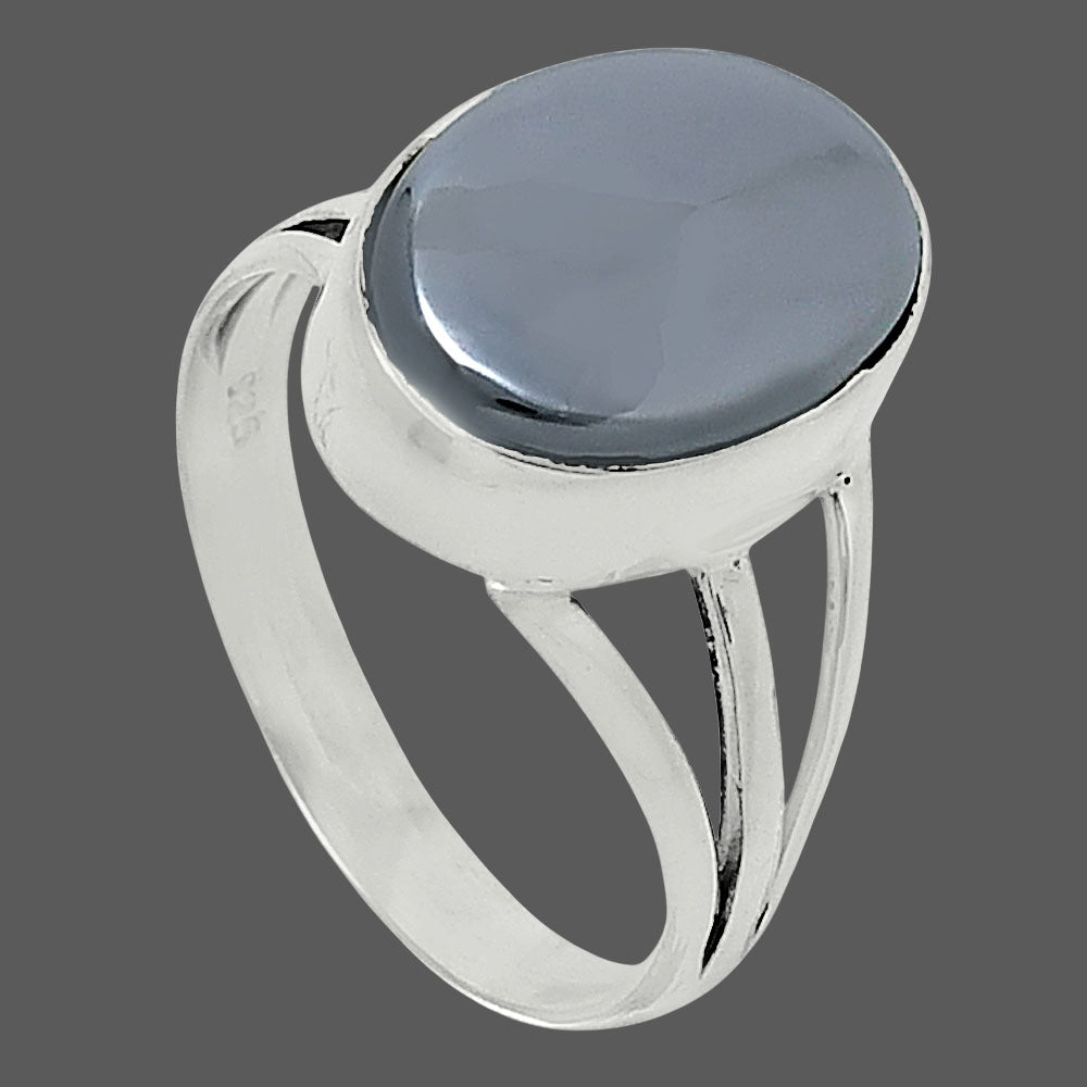 Premium Quality Natural Gunmetal Ring size-9 R-1003 58-ER14687