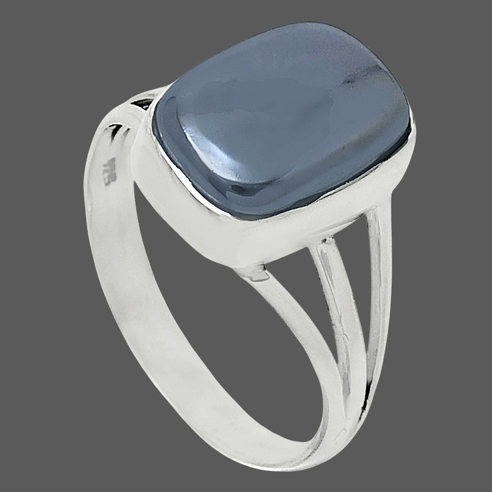 Premium Quality Natural Gunmetal Ring size-9 R-1003 58-ER14690