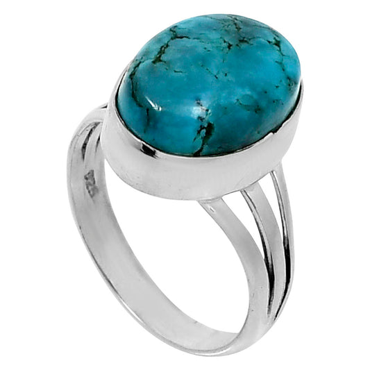Premium Quality Peruvian Blue Opal Ring size-7 R-1003 58-ER14696
