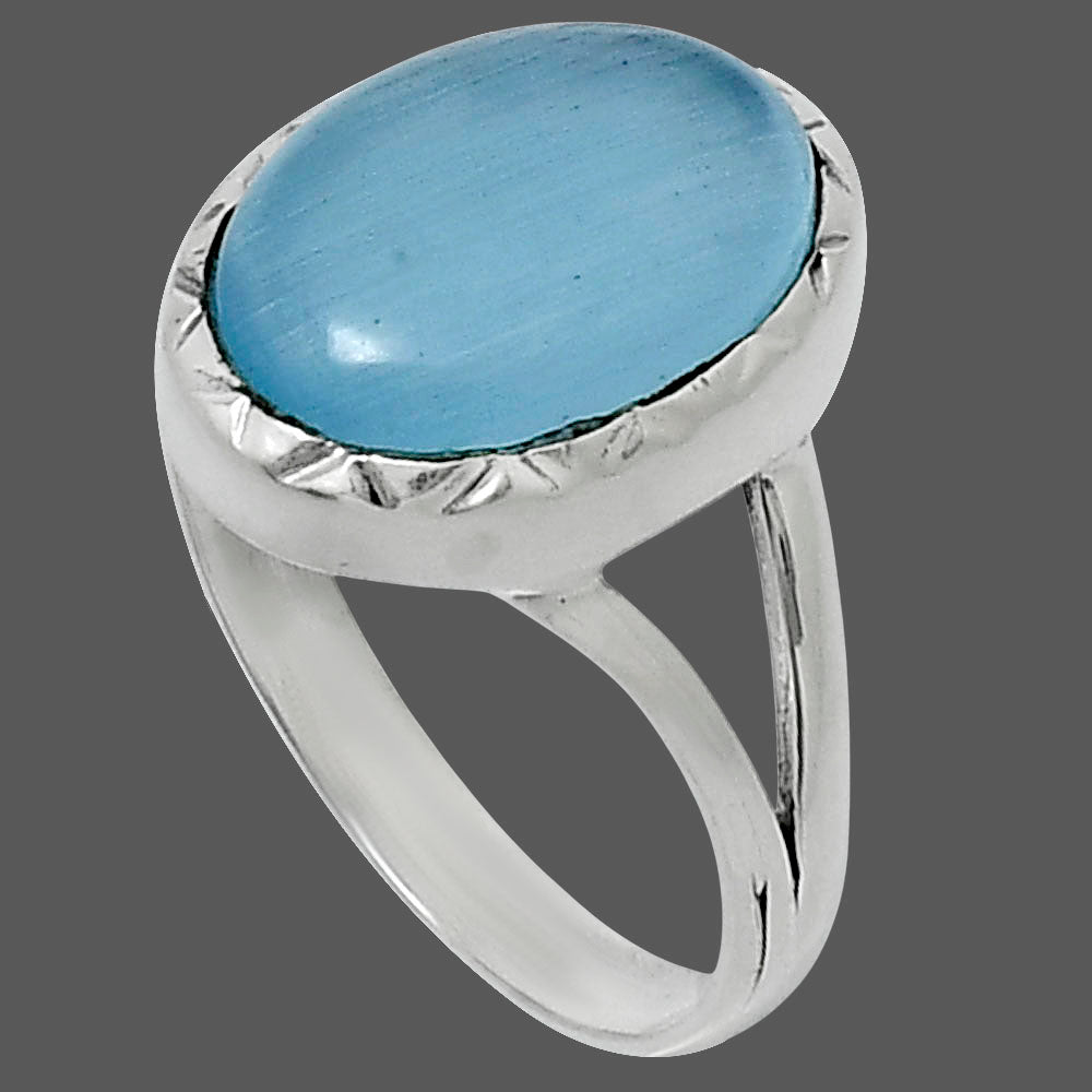 Premium Quality Blue Quartz Ring size-8 R-1074 58-ER14758