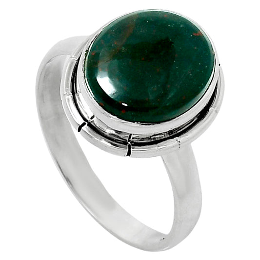 Natural Blood Stone - India Ring size-9 R-1011 58-ER14847