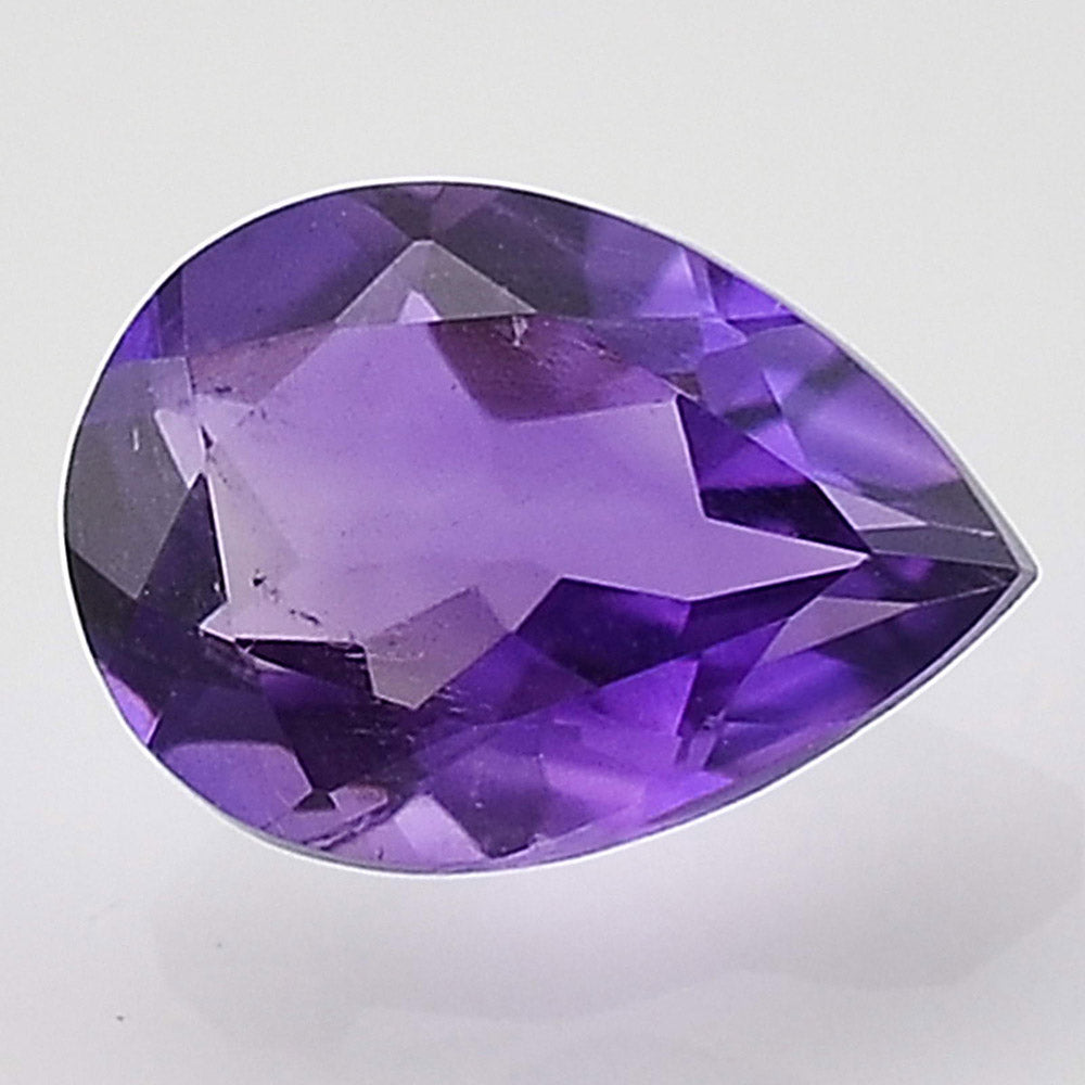 Natural African Amethyst Pears Shape Standard Cut Loose Gemstone AFR1016