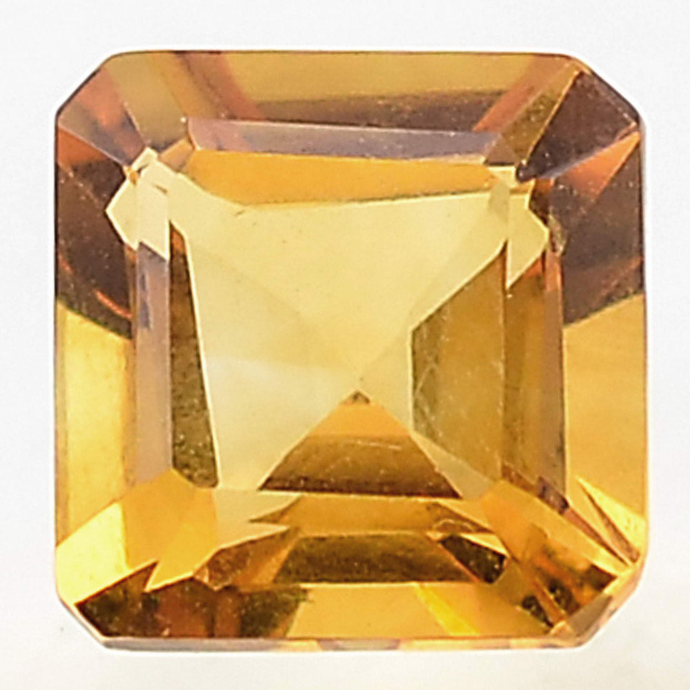 Natural Citrine Square Octagon Shape Standard Cut Loose Gemstone CIT1013
