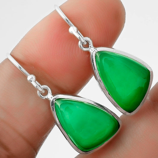 Green Onyx Pendant Earrings Set T-1002 DGT01015