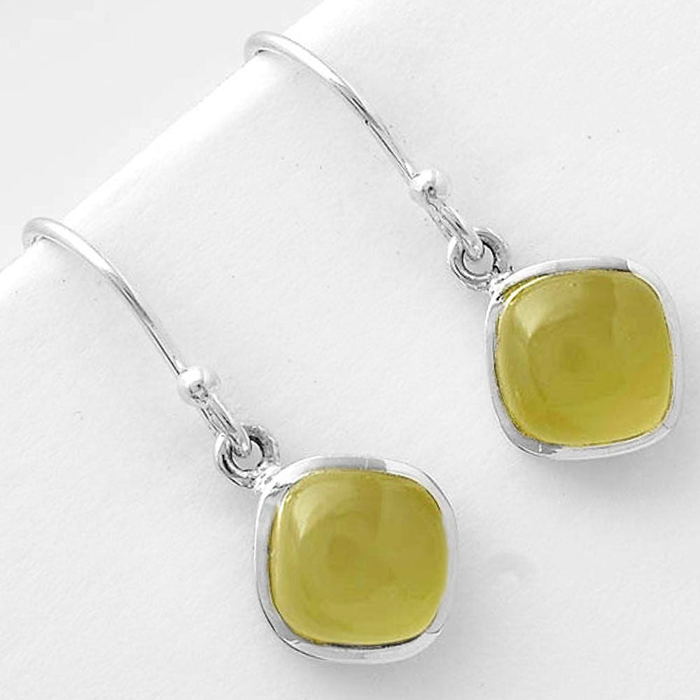 Milky Lemon Quartz Earrings T-1002 DGTE01022