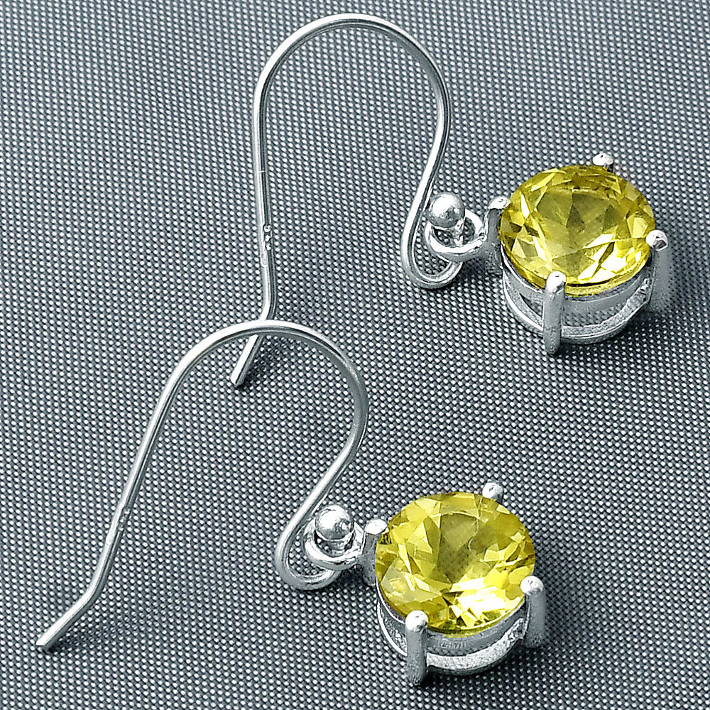 Lemon Quartz Earrings T-1003 DGTE01052_D