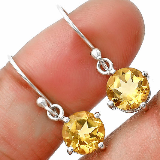 Whiskey Quartz Earrings T-1003 DGTE01052_F