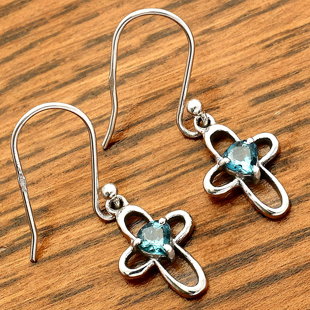 London Blue Topaz Earrings T-1011 DGTE01054_F