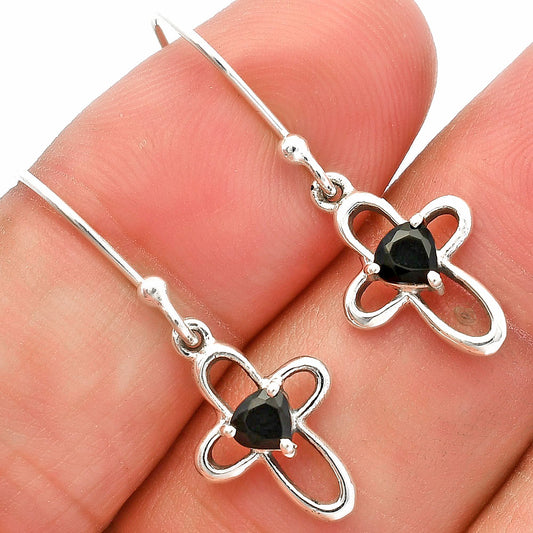 Black Onyx Earrings T-1011 DGTE01054_G