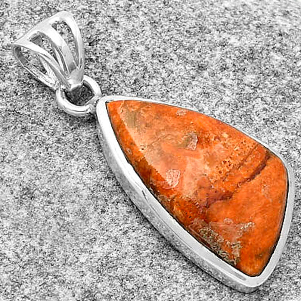 Red Sponge Coral Pendant T-1002 DGTP01030
