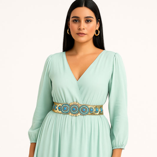 Ethnic Bohemian Boho Gypsy style Beaded Belt FBL1001