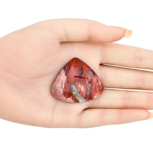 Snake Skin Jasper 42.15x36.15x4.7 mm Heart Gemstone LS01009-11