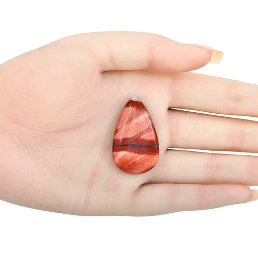 Snake Skin Jasper 37.1x22.45x5.5 mm Pear Gemstone LS01011-11