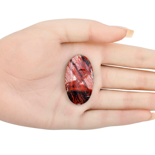 Snake Skin Jasper 39.85x22.9x5 mm Oval Gemstone LS01012-11