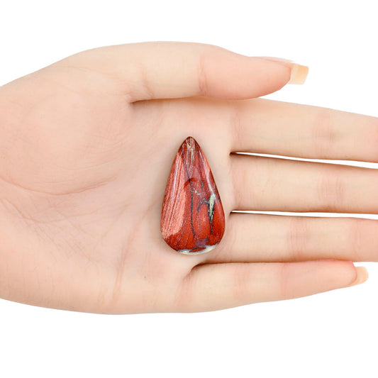 Snake Skin Jasper 38.4x21.25x5 mm Pear Gemstone LS01016-11