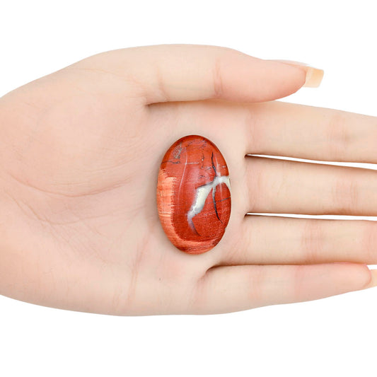 Snake Skin Jasper 39x24.5x7.5 mm Oval Gemstone LS01019-11